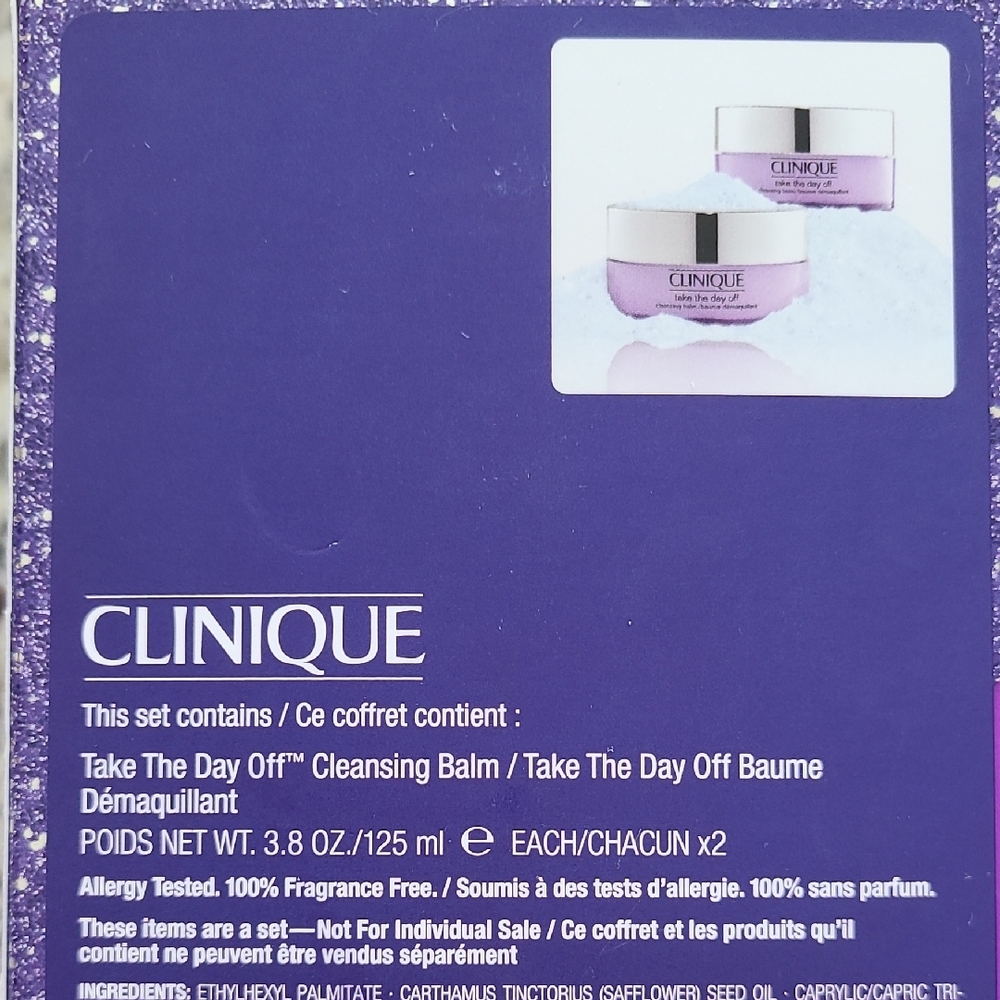 Clinique Take The Day Off Cleansing Balm Set - Purple